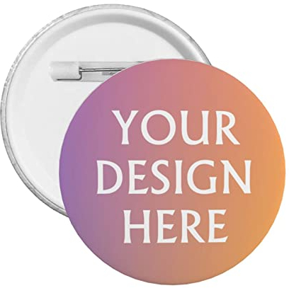 Benutzerdefinierte Button-Pins, personalisierte Pins, Hut-Pins für Männer und Frauen, fügen Sie Ihren Namen, Foto, Text, Logo hinzu