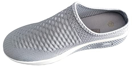 Hausschuhe Damen Diabetic Vorne Geschlossen Deichmann Schuhe Air Cushion Mesh Gesundheitsschuhe Pantoletten Outdoor mit Leichter Sohle Orthopädische Schuhe Sommer Atmungsaktiv Clogs Medicus Schuhe