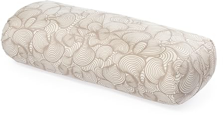 Lotuscrafts Cuscino yoga per Yin Yoga, rotolo, rivestimento in cotone organico lavabile, cuscino con imbottitura in kapok, rotolo per pilates, cuscino per meditazione