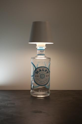 Lampada Bottiglia Gin Paralume Led - Originale Ed Elegante Complemento d'arredo