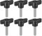 QUARKZMAN 6Pcs Tornillo de Sujeción con Mango, M6 x 30mm Tornillos de Pulgar en Forma de T de Acero al Carbono para Reemplazo Rápido de Perilla de Apriete Manual