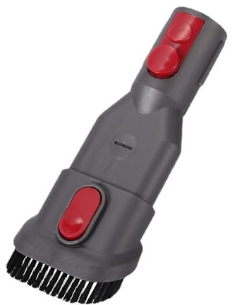 INF 2-in-1 brush attachment with suction connection for Dyson V6/V7/V8 for hard floors and carpets, gray