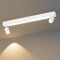 Klighten Deckenlampe Strahler, 28W 2070 Lumen LED + 2 GU10 Fassung, Deckenstrahler 2 Flammig, Metall Deckenleuchte Spots für Küche, Schlafzimmer, Wohnzimmer, Weiß, Ohne GU10 Leuchtmittel
