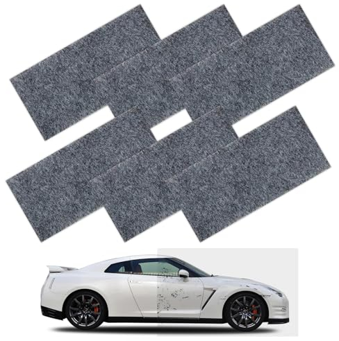 Nano Sparkle Tuch 6 Stück Nano Sparkle Tuch Auto Kratzer Original Nanosparkle Tuch für Reparatur von Leichten Kratzfarben Nano Sparkle Cloth für Reparatur von Kratzfarben Autoreinigung und Flecken