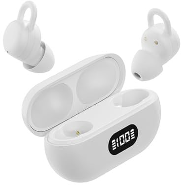 Bluetooth Sleep Soft Headphones In Ear Noise Cancelling Earphones for Side Sleeping Small Mini Invisible TWS Wireless Sleep Earbuds Bluetooth 5.3 Ear Buds Noise Cancelling for iPhone Android Small Ear