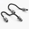 GEARLEADER 1 Pair Car Brake Hoses Rear Brake Pipes 1K0611763E 1K0611763F Compatible with VW Golf Mk5 Mk6 Audi A3 TT Touran Golf 5 Golf 6 Passat B6 Left & Right