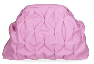 Gave Lux Pochette Donna Pelle Genuina Elegante Lilla 40x25x15 Accessorio Moda