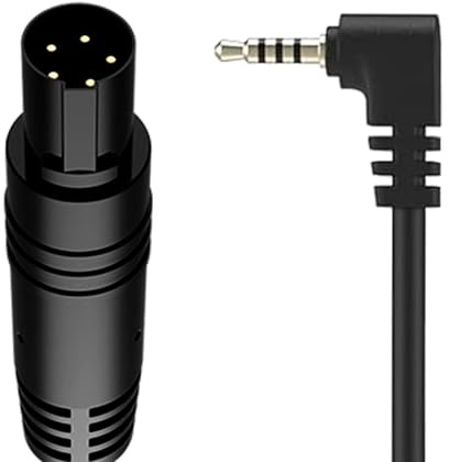 Hanprmeee 5 Pin Dash Cam Cable Rear View Camera Wire 5 Pin Male to 2.5mm Male Plug Car Backup Camera Reverse Mirror Extension Cord for Trucks,RV,Bus (10M)