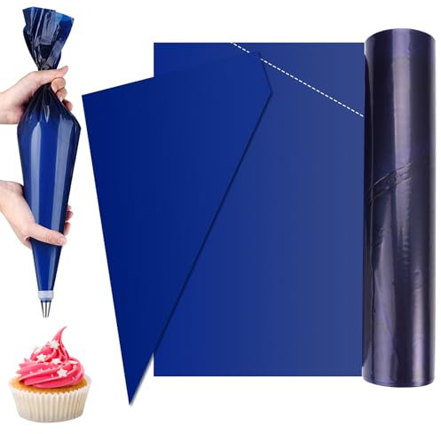 Lot de 30 Poches à Douille Jetables Extra Larges de 52 cm, Grandes Poches à Douille, Poches à Pâtisserie Jetables Extra épaisses, Poche a Douille pour Biscuits, Cupcakes, Desserts, Gâteaux, Décoration