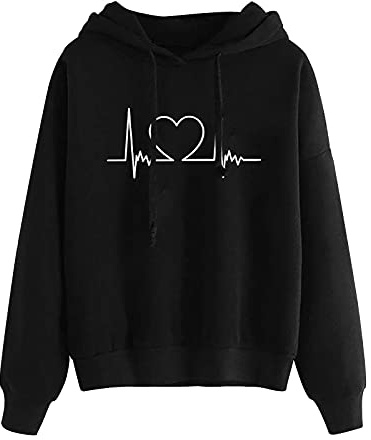 KOG Hoodie für Damen Mode Sweatshirt mit Kapuze Einfarbige Kapuzenpullover Elegant Bekleidung Frau Oberteile Elegante Oberteil Freizeit Teenager Mädchen Vintage Locker Casual Pullover