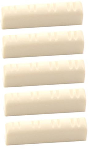 Yardwe 5pcs Mandolin Nuts Plastic Mandolin Nut for 8-string Instruments for Noise Reduction and Enhanced Tone Qc13
