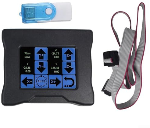 Sumsoctober GRBL-Offline-Controller mit 2,8 Zoll LCD-Display für 3018 PRO 3020 4540 CNC Router 3-Achsen-Fräsmaschine