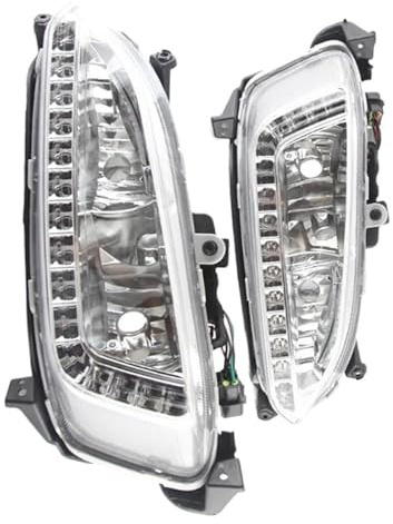 Nebelscheinwerfer DRL LED Tagfahrlicht wasserdichte Autoscheinwerferbaugruppe für Hyundai für Santa Fe IX45 2013-2015