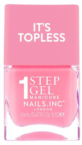 Nails.INC It's Topless Allegra Rose Pink Gel-Like Nail Polish