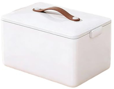 3 Ebenen Medikamentenbox Organizer Mit Tragegriff, Hausapotheke Medizinbox Aus Kunststoff Großer Erste Hilfe Kasten, Arzneikasten Zur on Medikamenten Aufbewahrung Medizinschrank, Apothekerschrank