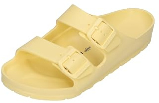 PLAKTON SWIM Damen Pantoletten WANDA 760010 butter yellow