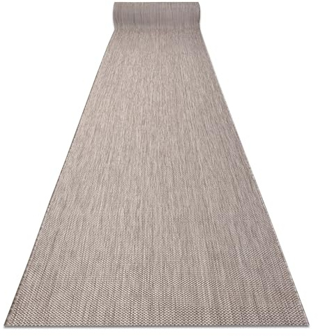 rugsx Läufer SISAL SION flachgewebt Küche Balkon Terrasse beige 70x500 cm