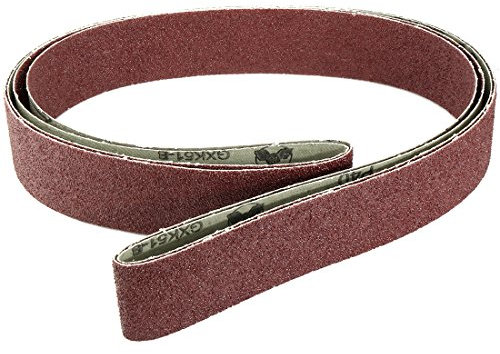 Sourcingmap 2-Inch x 72-Inch Aluminum Oxide Sanding Belt 40 Grits Sandpaper Lapped Joint for Belt Sander 2pcs