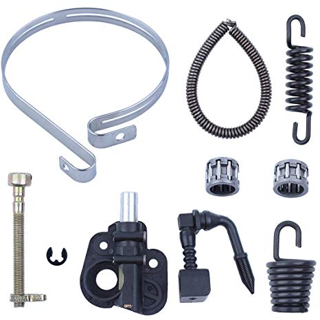 Haishine Ölpumpe AV Federkettenspanner Bremsband Kit für Partner 350 351 Kettensägen-Nadellager E-Clip Ersatzteile Neu