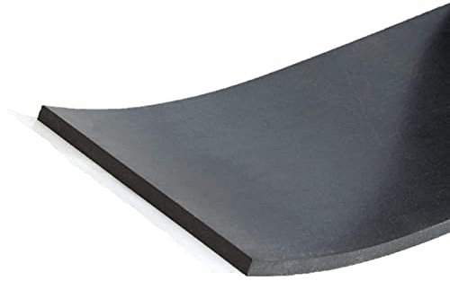 AIMIMI Feuille De Caoutchouc Caoutchouc Nitrile Solide Tampon Carré À Bande Plate Joints Souples Résistant À La Pression Résistant À l'usure Longueur 1 M, Largeur 50 mm, Épaisseur,5mm