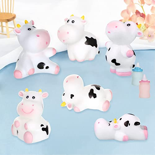 Rolin Roly 8Pcs Stück Mikro Landschafts Dekoration Garten Deko Ornamente Zubehör Mini-Tiere Miniatur Ornament Kit Bonsai Basteldekoration Mikro-Landschaft Zubehör Fairy Garden Accessories