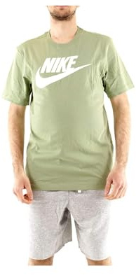 NIKE Men's NSW Icon Futura T-Shirt, Oil, XS