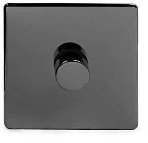 Soho Lighting Black Nickel 1 Gang 1000W DC1-10V Dimmer Switch
