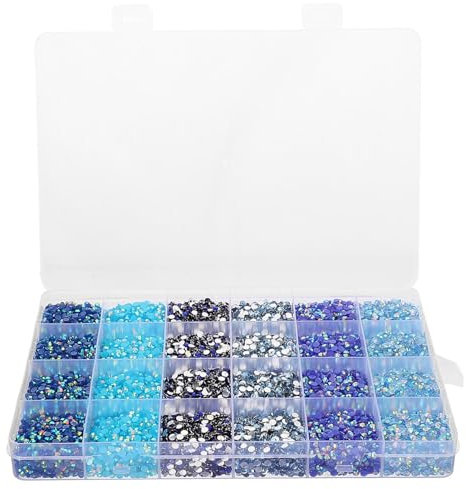 DIYEAH Colle Adhésive Strass Pour Tissu 1 Ensemble De Petits Strass Artisanaux À Plat Pour L'artisanat Les Bijoux Le Maquillage Les Chaussures En Tissu Et Le Nail Art