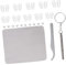 FRCOLOR 1satz Brillen Reparatur Zubehör Mit Nasenpads Schrauben Schraubendreher Und Aufbewahrungskoffer Praktisches Brillen Reparatur Kit Für Eyewear Und Sonnenbrillen