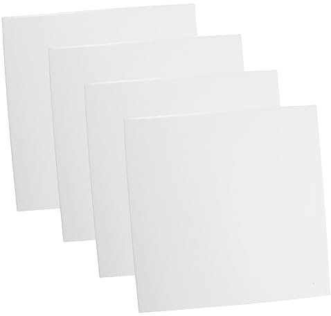 Ciieeo 4pcs Cake Base Holder - Thickened Square Boards for Cake Display Square Board for for Birthday Parties and Baking Supplies