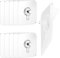 10 PCS Self Adhesive No Nails Picture Hanging Strips Picture Hooks, Wall Stickers for Picture Hanging, Photo Frame and Wall Decoration Without Damage, Maximum Weight 5 KG