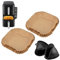 CLTPY 100 Pezzi Carta Forno per Friggitrice Ad Aria per Ninja Double Stack SL300EU,Indossare Guanti da Forno in Silicone,Carta per Friggitrice Ad Aria Quadrata,Accessori Friggitrice ad Aria
