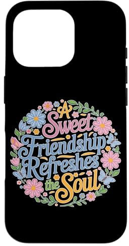 A Sweet Friendship Refreshes The Soul Süße Bindung Hülle für iPhone 16 Pro