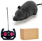 Trrymbbe Remote Control Mouse Cat Toy Realistic Flocked Interactive Cat Toy with Tail 4 Channel Battery Powered Electric Toys for Indoor Cats, Gifts for Cats Electric