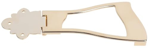 SPYMINNPOO Goldsteg-Saitenhalter für Jazzgitarre, Glatte Oberfläche, Ersatz, Metallmaterial