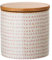 Bloomingville Dose Susie Aufbewahrung Behälter Topf Pott luftdicht Ø 10 x H 10 cm, rosa, Keramik, Bambus, fasst ca. 400 ml