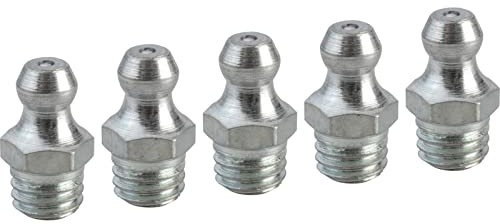 Faithful FAIGGN8125M Grease Nipple Straight M8 x 1.25 (Pack 5), Blue