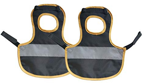 VANKOA 2X Hühnersattel Mit Verstellbaren Trägern Für Kleines, Mittelgroßes Hühnergeflügel