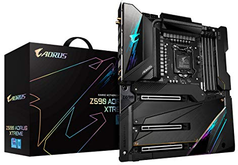 GIGABYTE Z590 AORUS Xtreme (LGA 1200/ Intel/ Z590/ E-ATX/Triple M.2/ USB 3.2 Gen2X2 Type-C/Intel WiFi 6E/ Aqua 10GbE LAN/Intel Thunderbolt 4/ AORUS Pro Gen4 AIC Adaptor/Gaming Motherboard)