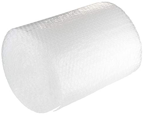TPZ The Packaging Zone | Large Roll of Premium Polythene Bubble Wrap | Small Bubble Protective Wrap | Air Bubble Packaging for Moving Delicate Items & Package Storage Boxes (Clear, 300 x 25m)