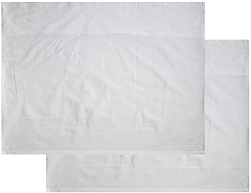 2er Pg. Kopfkissenbezug 60x80cm Kochfest, Hotelverschluß, weiß, Linon, 95 Grad Wäsche, Kissenhülle 100% Baumwolle