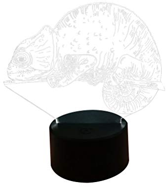SOLUSTRE 7 Nachttischlampen Baby Nachtlicht 3D Illusion Nachtlicht 3D-nachttischlampe 3D-tischlampe Dekoratives Nachtlicht Optische Täuschungslampe Lampe des Hologramms 3D Led Kind Diashow