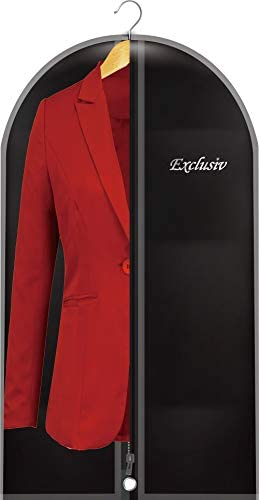 Maishijie 100 * 60cm Atmungsaktives Oxford-Stoff-Anzug-Kleidersäcke, Aufbewahrungskleiderbezug, Langes Kleid, während der Reise einfach zu tragen