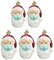 Hilif Anhänger Weihnachtsmann mit Maske, Weihnachtlicher Baumschmuck Weihnachtsbaum Anhänger Christbaumschmuck Baumschmuck Zur Weihnachtsdekoration