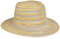 Seeberger Valcosta Fedora Strohhut Damenhut Sommerhut Sonnenhut Gartenhut Strandhut (One Size - gelb)