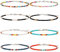 8 Pièces Bracelet Cheville, Bracelet de Cheville Femme Perle, Bracelets Cheville Perlés Faits à La Main, Bracelets Cheville Bohème Colorés, Réglables, pour Femmes, Filles