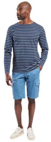 Armor Lux Herren Marinière Houat Héritage Homme Pullover, Marineblau Deep/St Lô, Small
