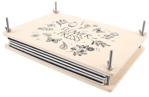 SEWACC 1satz Blumenpresse Set Für -blumenpressen Professionelles Drucksystem Zur Herstellung Getrockneter Pflanzen Für Bastelarbeiten Inklusive Stabilen Recycelbaren Platten Und