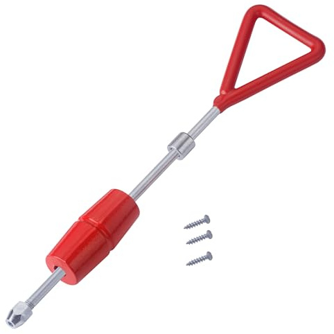 1 LB Slide Hammer with 3 Screw Tips,Dent Puller Slide Hammer Kit Auto Body Repair Tool Sliding Work DIY, One Piece Shaft/Handle for Strength