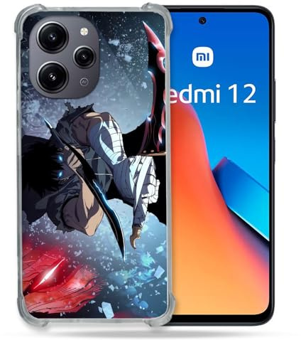 Cokitec Verstärkte Schutzhülle für Xiaomi Redmi 12 5G Manga Solo Leveling Sung Schwert